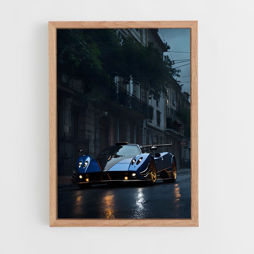 Poster Zonda Street Dream – affiche Pagani (vue 4)